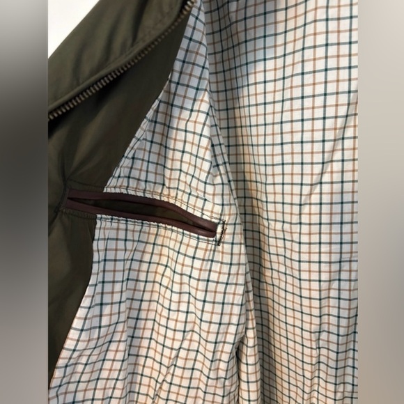 NWOT Vintage Y2K Men’s Polo Ralph Lauren Olive Leather Trim Jacket Size XL - Picture 9 of 10